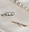 Edwardian natural saltwater pearl strand with 18ct gold,0.57ct old cut diamonds Carousel 8