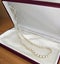 Edwardian natural saltwater pearl strand with 18ct gold,0.57ct old cut diamonds Carousel 4