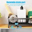 Kitchen Sponge Holder with Compartment Stainless Steel Kitchen Sink Caddy Drai Carousel 7