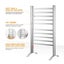 Heated Towel Rail 10 Bars Carousel 3