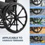 24 Inch Foldable Wheelchair Elderly Wheel Chair Carousel 4