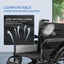 24 Inch Foldable Wheelchair Elderly Wheel Chair Carousel 9