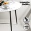 1 Dining Table And 4 Chairs Set Marble Grey Carousel 5