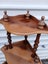 Nice Solid Mahogany Mid Century 5 Shelf Turned Spindle Corner Whatnot StandD Carousel 4
