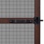 Brown Hinged Insect Screen for Doors 100 x 215 Cm Oaopla Carousel 4