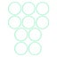 agility rings sports speed rings jumping hoops 10 Pcs Agility Speed Rings Carousel 1