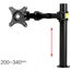 Loctek Eco Mount, 10"-30" Single Monitor Ergonomic Swivel Arm - VESA 75 & 100mm Carousel 9