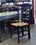 RUSTIC TABLE WITH 6 RATTAN LADDER BACK CHAIRS Carousel 3