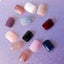 288pcs Short Square Full Cover Artificial Nail Tips Set, Multi-Color Fake Nails Carousel 5