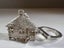 Vintage Sterling Silver Keyring & Intricate 3D Charm Carousel 8