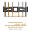 Loctek TV Cart 32"-65" Mobile Trolley, - Max Load 40kg - Height Adjustable Carousel 4