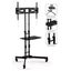 Loctek TV Cart 32"-65" Mobile Trolley, - Max Load 40kg - Height Adjustable Carousel 7
