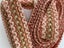 Vintage European Trim - Pink/Ecru/ Light Brown, Geometric - 2M Carousel 1