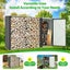 Garden Storage Shed Sheds Outdoor Workshop Garage Tool House Cabin Firewood Rack Carousel 6