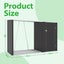 Garden Storage Shed Sheds Outdoor Workshop Garage Tool House Cabin Firewood Rack Carousel 11