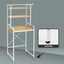 Bathroom Rack Storage Organiser Towel Hanger Shelf Stand Carousel 4