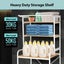 Bathroom Rack Storage Organiser Towel Hanger Shelf Stand Carousel 5