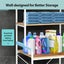 Bathroom Rack Storage Organiser Towel Hanger Shelf Stand Carousel 8