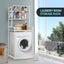Bathroom Rack Storage Organiser Towel Hanger Shelf Stand Carousel 10