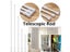 Multi Purpose Plastic Sticks Curtain Telescopic Pole Hanging Rods Carousel 4