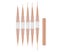 5PC Double Headed Nail Art Brushes for Long Lines, Nail Design Brush M Carousel 1