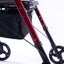 4 Wheel Lightweight Rollator Walker Aluminium Frame Seat Carry Bag For Senior... Carousel 3