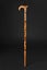 Walking Stick Cane Handmade Derby Cane Sunflower Design Natural Wood Carousel 2