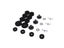 Practical Drum Set Cymbal Felts Sleeves Wing Nuts Washers Set For Hi-Hat Cymbal Carousel 5