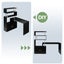 Black Office Computer Desk L Shaped Rotating Corner Study Writing Table Shelves Carousel 10
