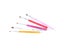 5Pcs Nail Art Brush Double Ended Nail Art Painting Drawing Brushes Set Carousel 2
