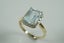 Enchanting Ocean Blue Aquamarine & Diamond 9ct Engagement ring Carousel 4