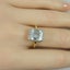 Enchanting Ocean Blue Aquamarine & Diamond 9ct Engagement ring Carousel 7