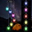 Solar Wind Chime Kerosene Lamp Retro Solar Courtyard Lamp Carousel 7
