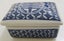 Blue and white ceramic trinket box, ideal for candle makers Carousel 1