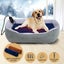 Dogs Electric Heating Pet Bed Blanket Thermal Mat Protection Temperature Display Carousel 14