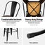 2X Metal Bar Stools Wooden Seat Retro Counter Stool Carousel 6