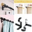2X Bracket Hang Curtain Rod Holders Single Hook Tap Right Into Window Frame Rod Carousel 12