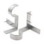 2X Bracket Hang Curtain Rod Holders Single Hook Tap Right Into Window Frame Rod Carousel 14