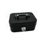Elosung 2Pcs Black Mini Lockable Cash Box With Handle Secure Money Storage Stora Carousel 1