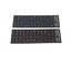 2Pcs Russian Keyboard Stickers Unique Coating Waterproof Dustproof Rus Carousel 5