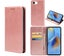 Iphone 16e PU leather slim flip case concealed magnet rose gold Carousel 1
