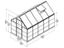 Greenhouse 6ft x10ft HYBRID - CHARCOAL GRAY Carousel 3