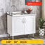 Kitchen Cabinet with Stainless Top and Sink 100CM Carousel 1