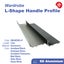 Wardrobe Handle Profile - U/L-Shape - 3m Length - Range of Colors Available Carousel 1
