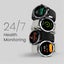 HIFUTURE FLEX2 SMARTWATCH BLACK IP68 Waterproof 100+ Sports Modes BT Calling Carousel 6