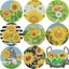 8pcs DIY Diamond Painting Coasters DIY Craft Kit with Holder Carousel 4