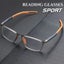 50% HIGH QUALITY Unisex Square Reading Glasses +1.0~+4.0 Carousel 1
