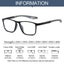 50% HIGH QUALITY Unisex Square Reading Glasses +1.0~+4.0 Carousel 2