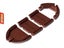 Ship Hull Pieces - Lego Pirates - Reddish Brown - U Carousel 1