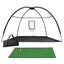 3.5m Golf Practice Net with Driving Mat Training Aid Target Hitting Carousel 1
